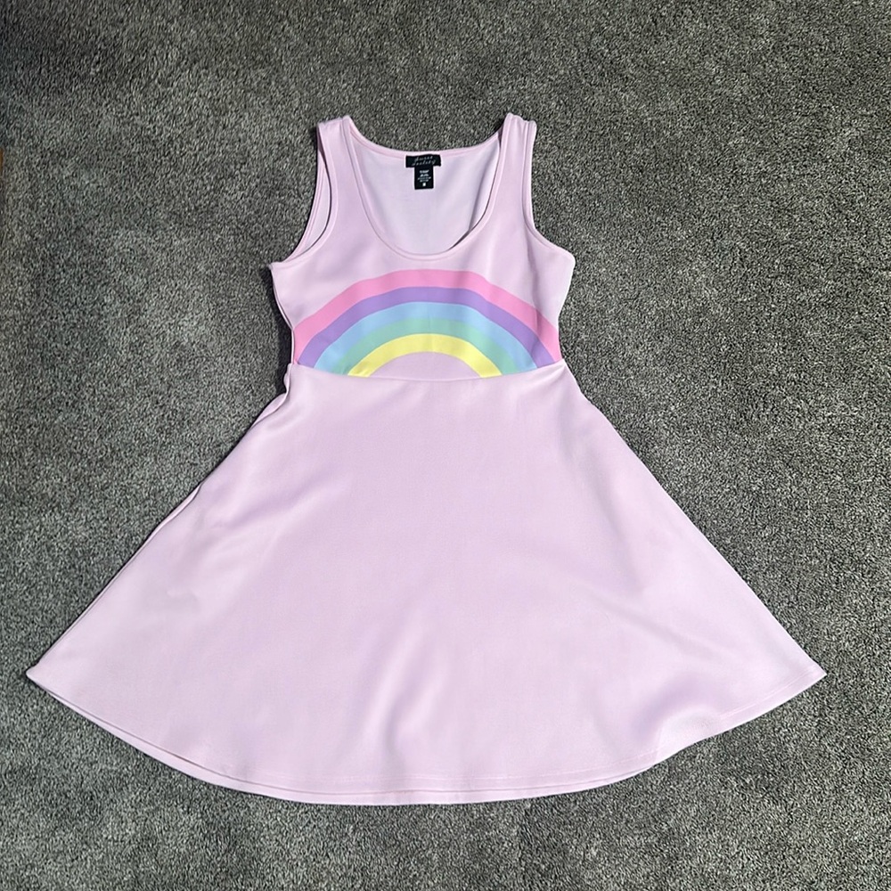 Sweet Society Pastel Rainbow Tank Dress